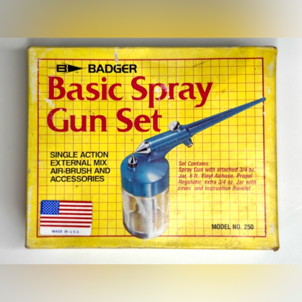 Badger Basic Spray Gun Set NIB